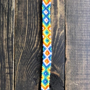 Orange/Blue Friendship Bracelet