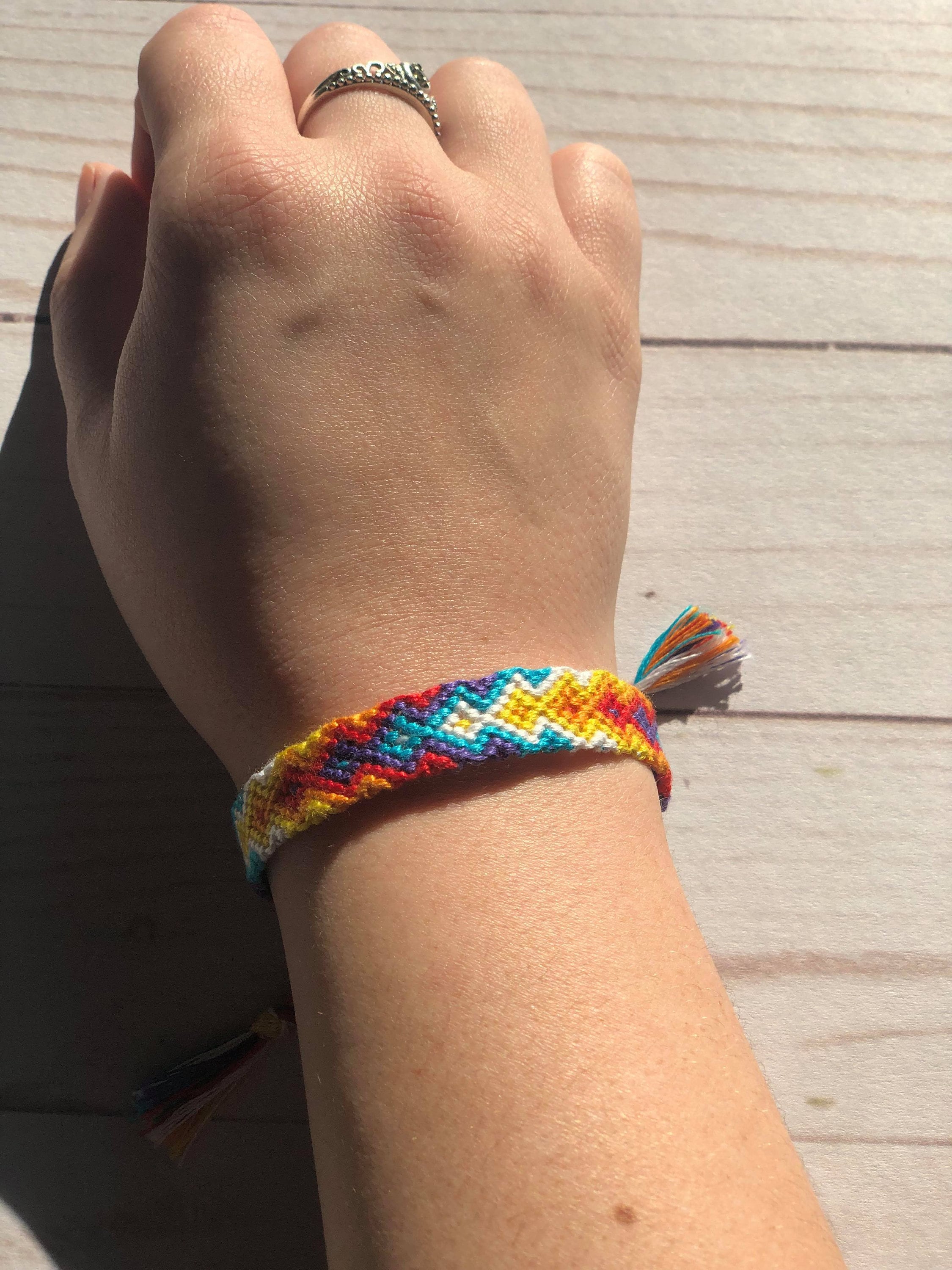 Sunset Ombre Friendship Bracelet Etsy