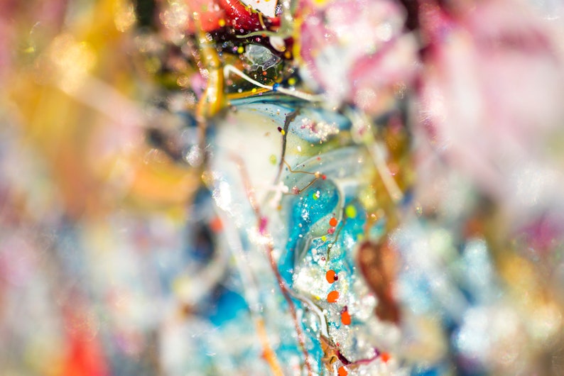 Mxyzptlk art  abstrait  explosif de la 5 me dimension Etsy