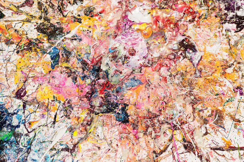 Mxyzptlk art  abstrait  explosif de la 5 me dimension Etsy