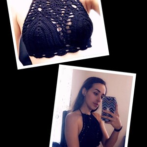 Crochet halter top