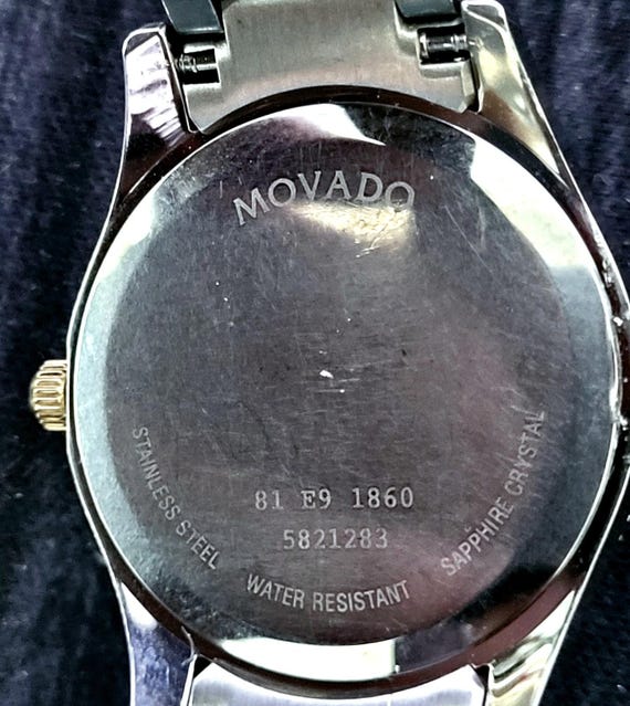 Vintage Ladies Movado Gentry‎ 84 E9 1860 Sub Sec Swiss Watch Vintage Ladies Movado Gentry 84 E9 1860 Sub Sec Swiss Watch  main image 4