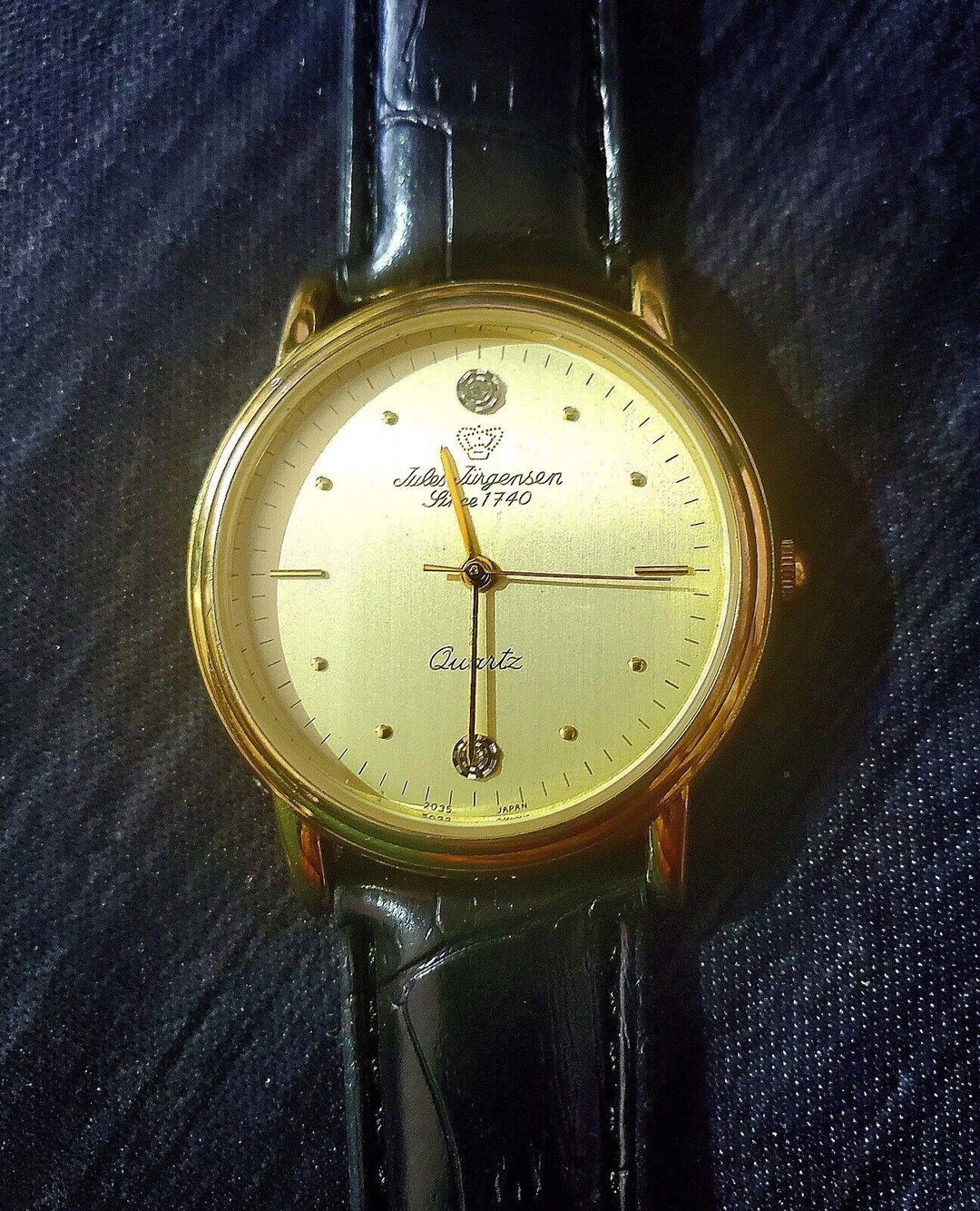 Jules jurgensen 18k gold watch shop