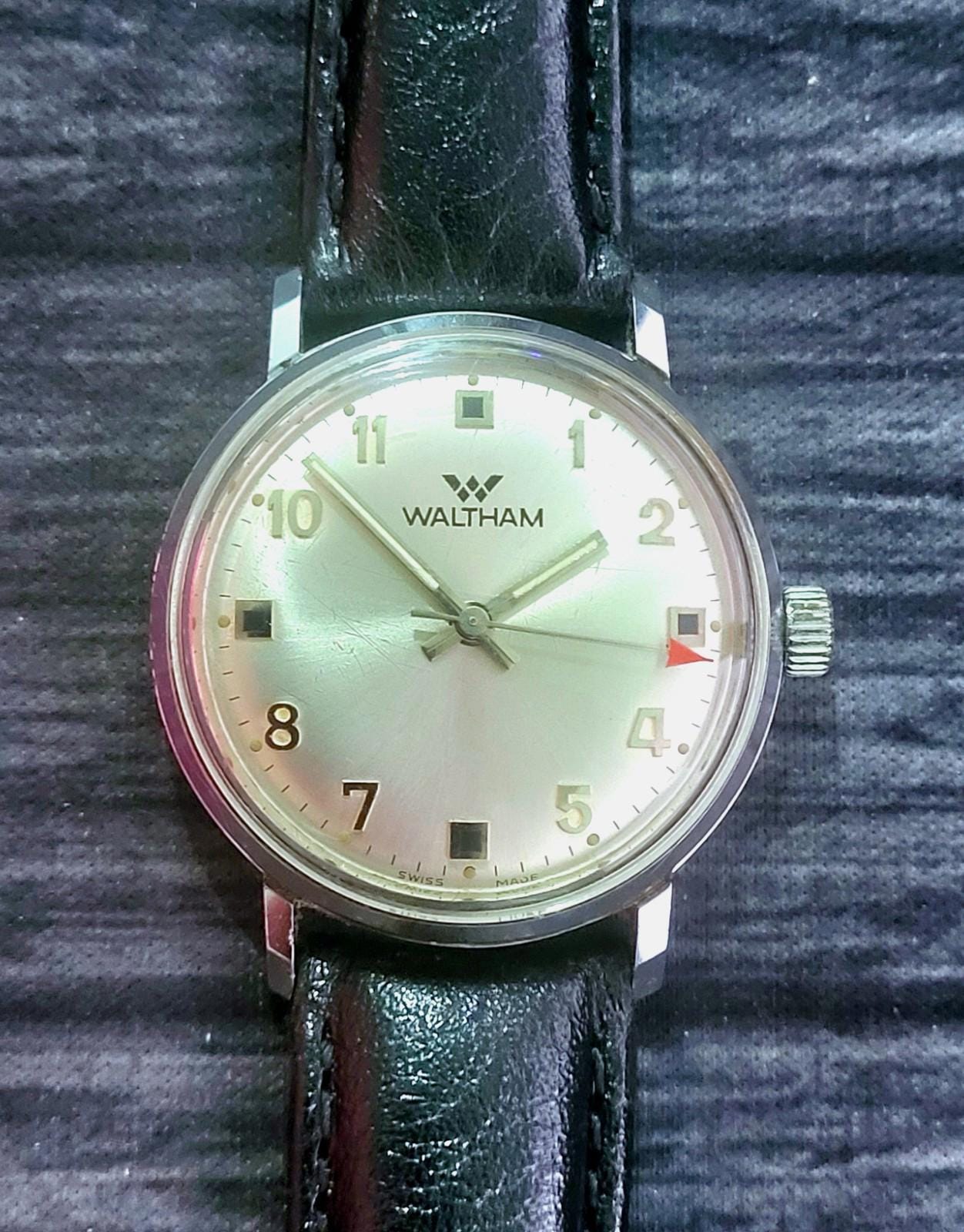 Rare Waltham‎ Mechanical 140 Caliber Swiss 1950\'s Mens Watch Rare Waltham Mechanical 140 Caliber Swiss 1950 main image 2