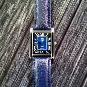 Pierre Lucerne Sapphire 1888 Swiss Inspired Mens Tank Watch