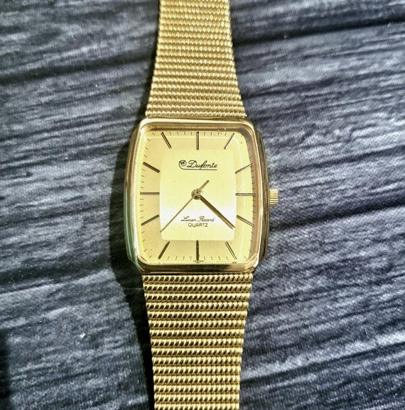 Rare Vintage Dufonte Lucien Piccard Mens Watch New Old Stock  display picture 3