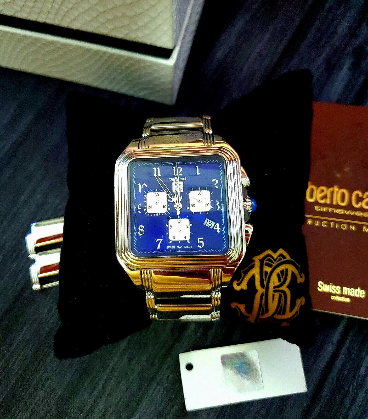 Roberto Cavalli Venom Zwitserse chronograaf herenhorloge NIB Etsy Nederland