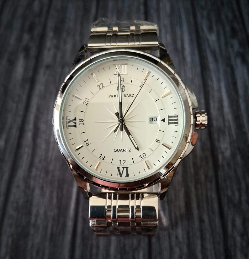 Pablo Raez Swiss Inspired Mens White Explorer Men's Watch image 2