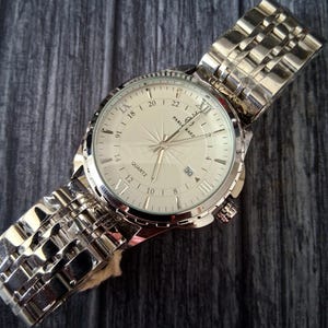 Pablo Raez Swiss Inspired Mens White Explorer Men's Watch image 3