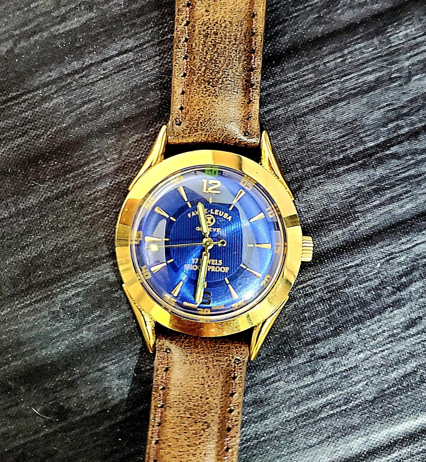 Montre Vintage Favre-Leuba Extra-plate - Calibre 251 Mécanique, Rare Et élégante