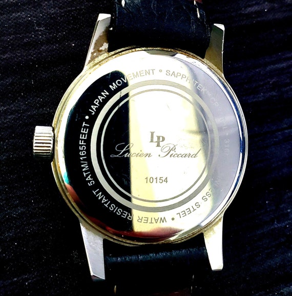Very Rare Lucien Piccard Sorrento Linear Day Date… - image 6