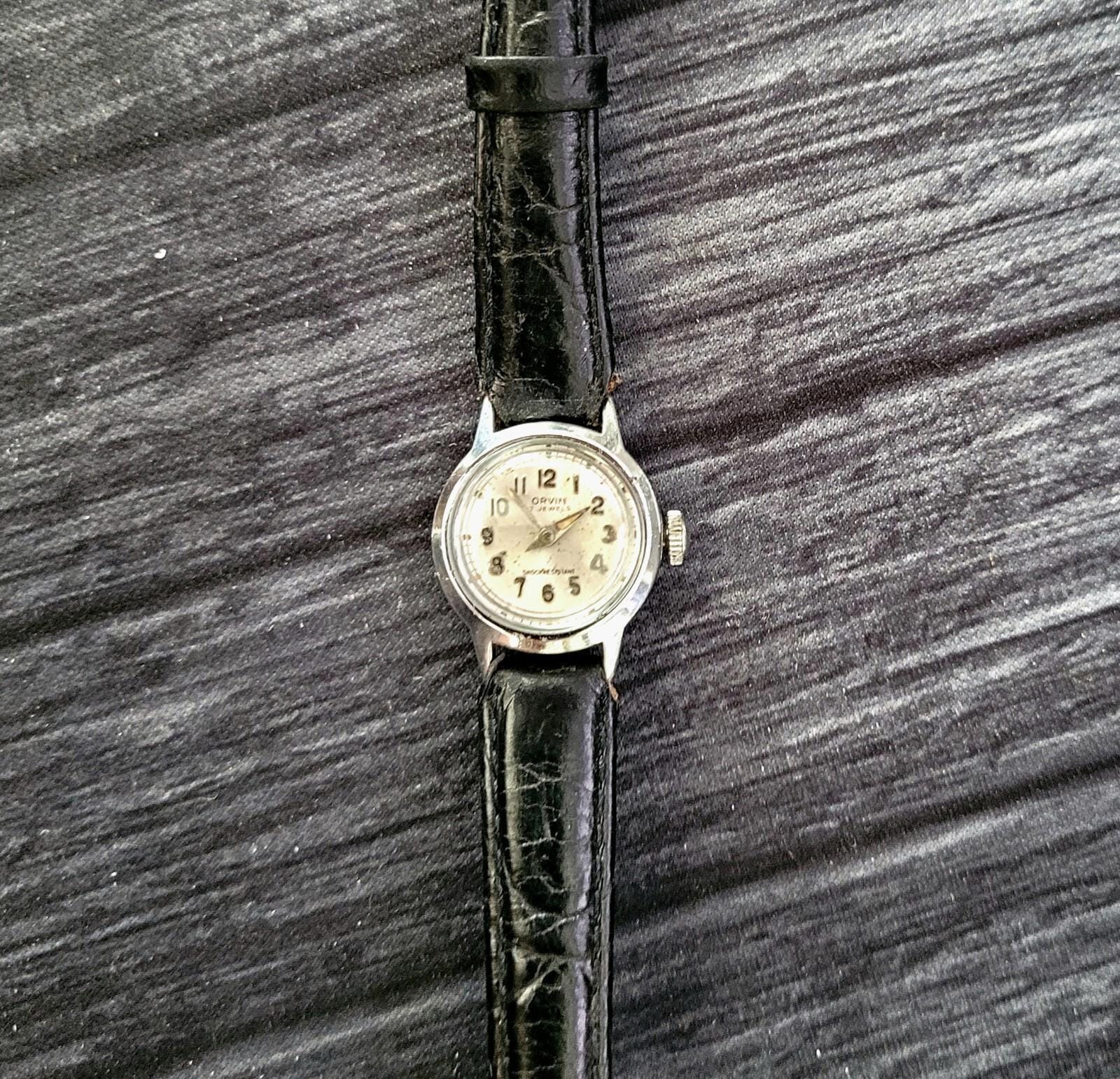 Vintage Orvin 17 Jewels Mechanical Ladies Watch New Crystal  display picture 2