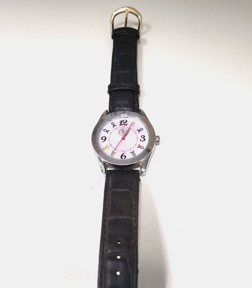 Prestige Medical Watch Water Resistant Croc Band New Battery  display picture 2