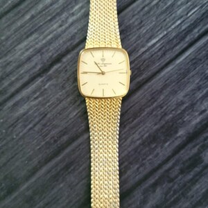Zeldzaam vintage Jules Jurgensen retro Zwitsers herenhorloge uit de jaren 70 afbeelding 5