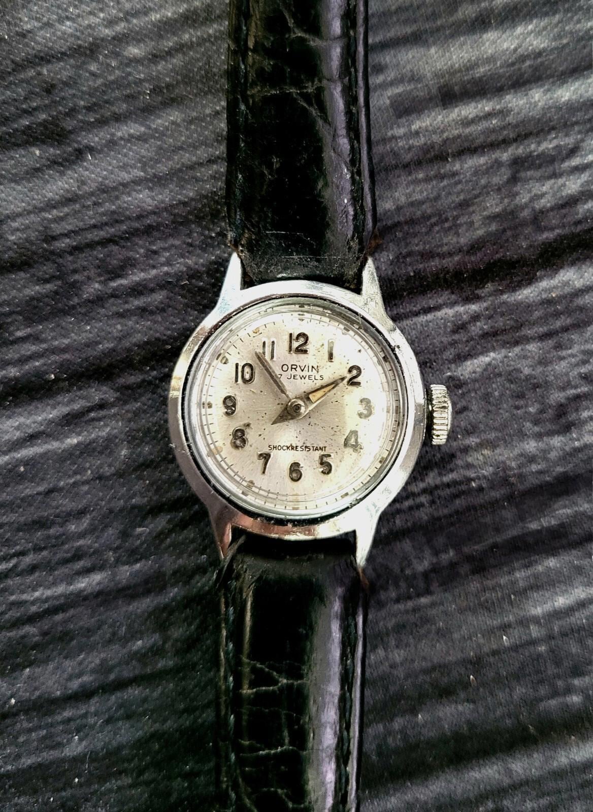Vintage Orvin 17 Jewels Mechanical Ladies Watch New Crystal 