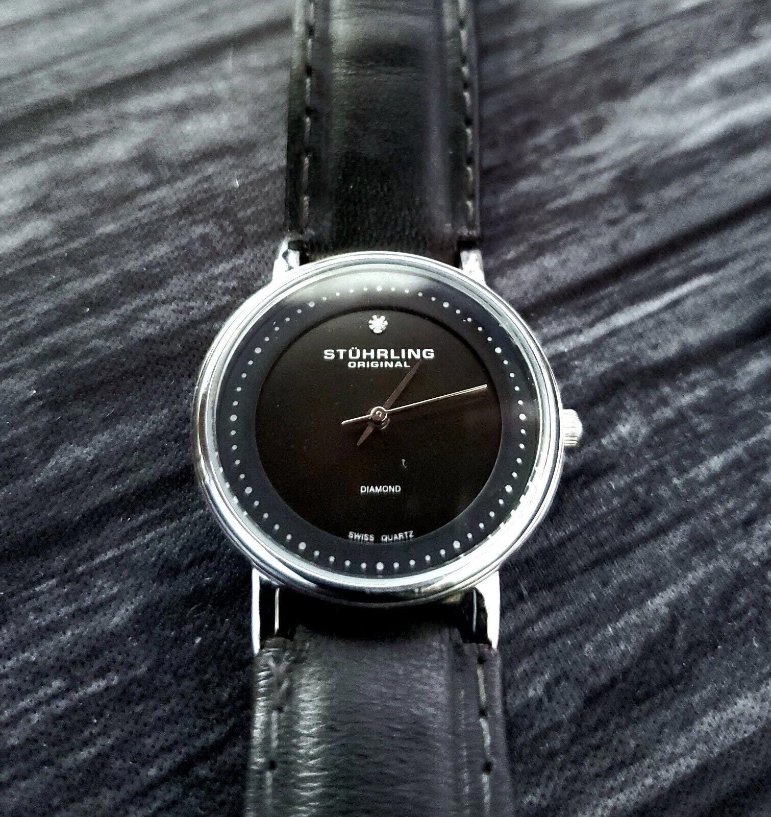 Raro reloj Stuhrling Original para mujer de 29 mm con diamantes sinfonicos Etsy Espana