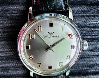 Rare Waltham Mechanical 140 Caliber Swiss 1950's Mens Watch