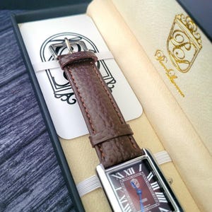 Pierre Lucerne Root Beer Dial 1888 Mens Tank Watch With Box