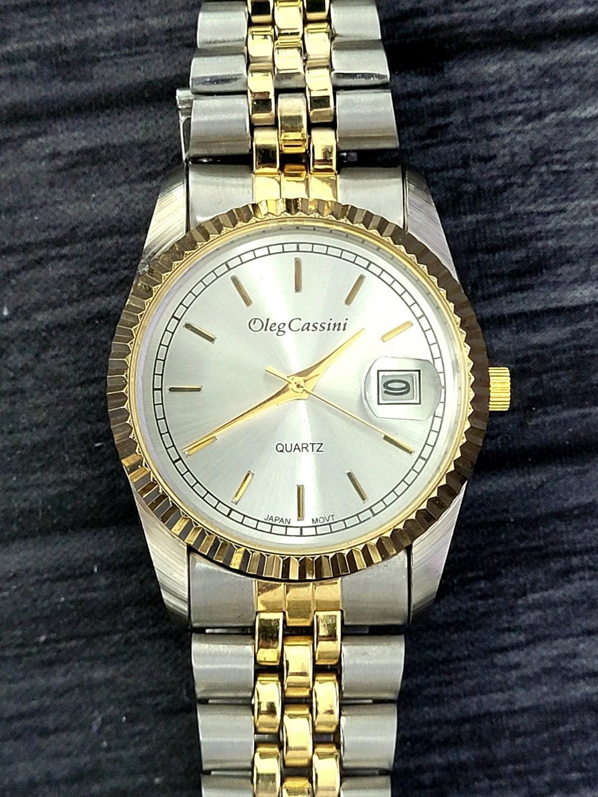 Vintage Classic Reto Oleg Cassini Tank Style Watchwith Roman Numerals Oleg Cassini Women main image 4