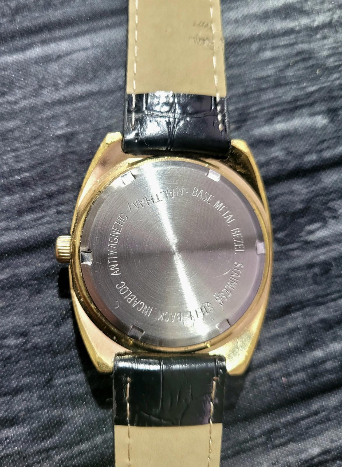 Rare Waltham Vintage Mens Swiss Cats Eye Dial Mech Watch - Etsy
