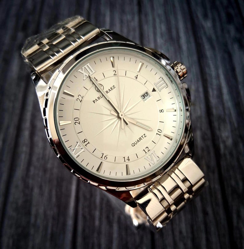 Pablo Raez Swiss Inspired Mens White Explorer Men's Watch image 1