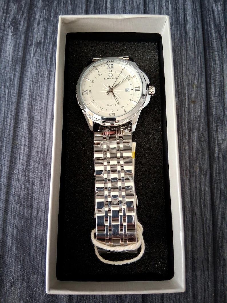 Pablo Raez Swiss Inspired Mens White Explorer Men's Watch image 5