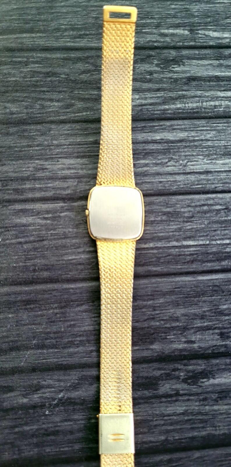 Zeldzaam vintage Jules Jurgensen retro Zwitsers herenhorloge uit de jaren 70 afbeelding 6