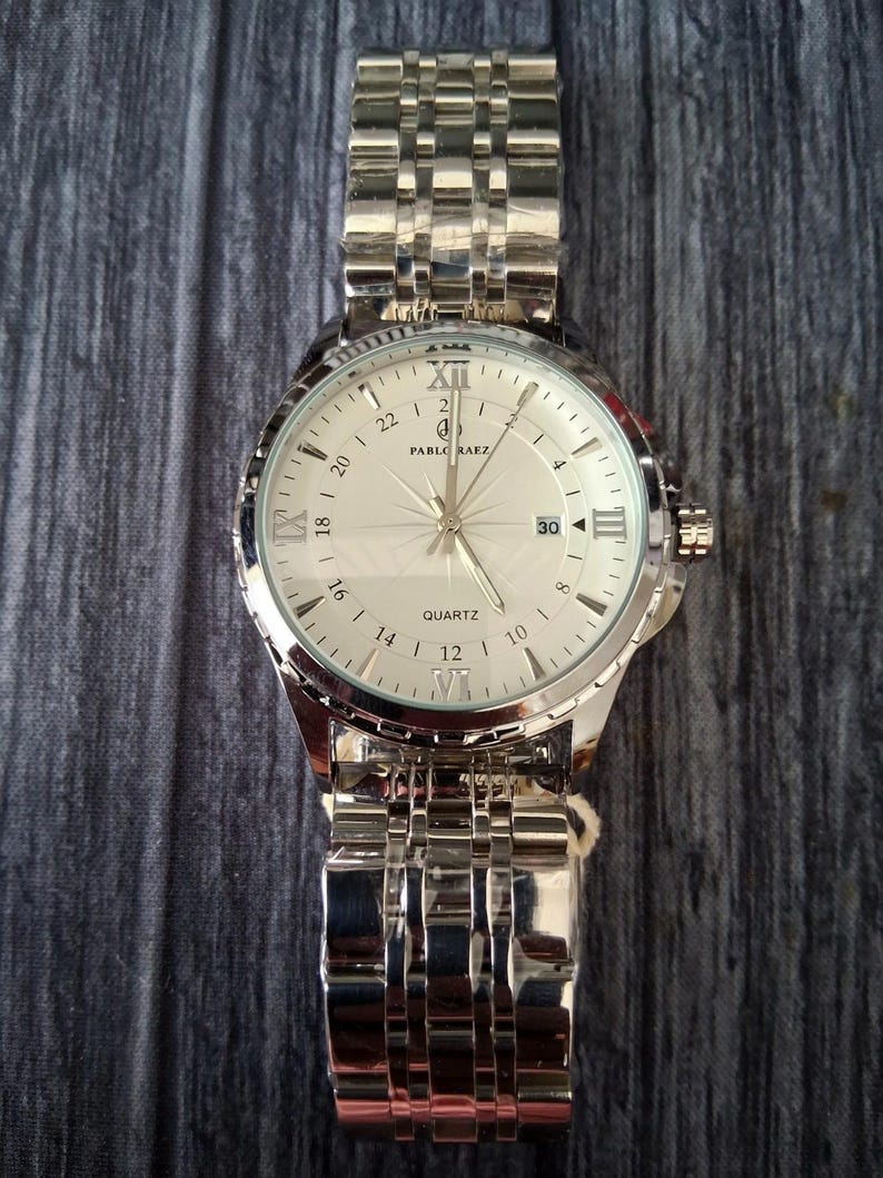 Pablo Raez Swiss Inspired Mens White Explorer Men's Watch image 4