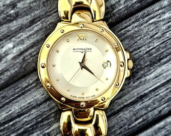 Raro reloj suizo vintage Wittnauer para hombre con cristal de zafiro