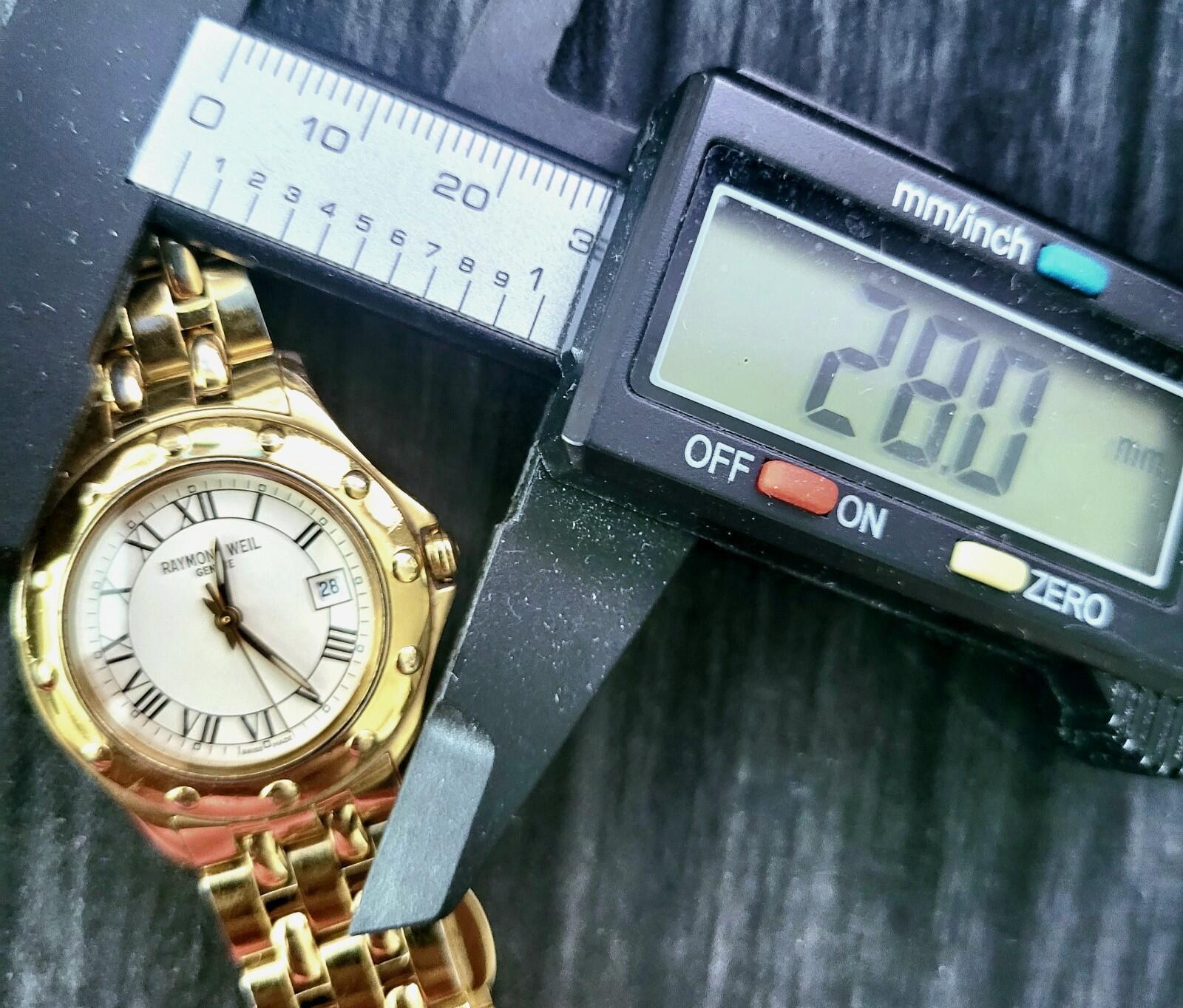 Raymond Weil Tango Roman 18k Gold Plated Womans Dress Watch  display picture 2