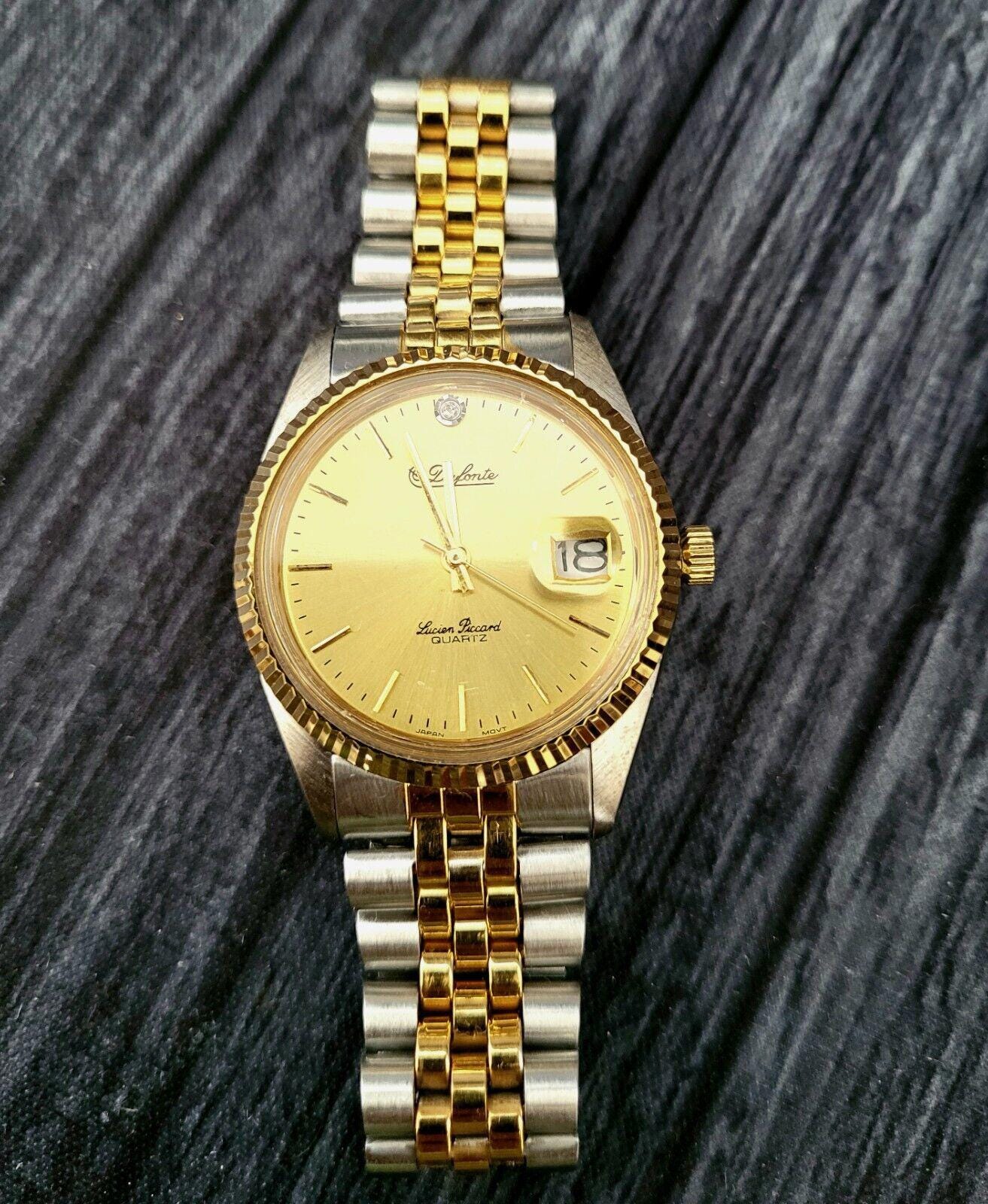 カスタムMODロゴ無しイエローダイヤル文字盤アンティーク仕様40mmベルトレス カスタムMODロゴ無しイエローダイヤル文字盤アンティーク仕様40mm