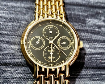 Very Rare Retro Lucien Piccard Manhattan Mens Watch NIB