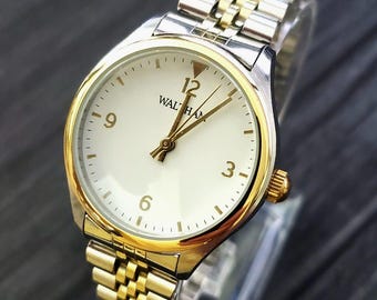 14K Yellow Gold Waltham Pocket Watch With Star Flower Engraved