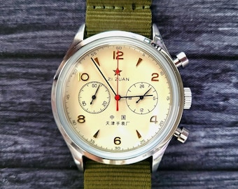 1963 Re-issue Pilot Aviation Zuan 21 Men's Nato Quartz Watch