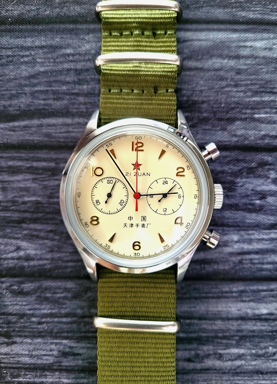1963 Re-issue Pilot Aviation Zuan 21 Men's Nato Quartz Watch - Etsy