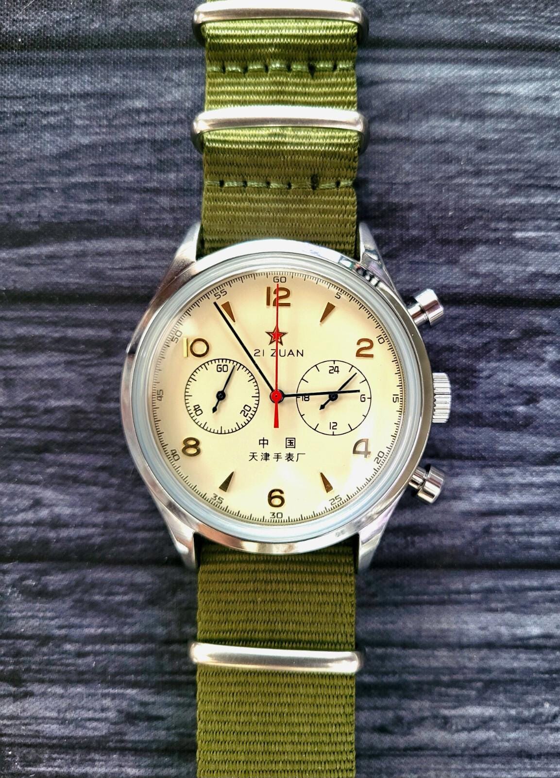 1963 Re-issue Pilot Aviation Zuan 21 Men's Nato Quartz Watch - Etsy