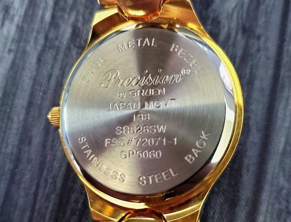 Vintage Precision de Gruen Reloj para hombre con diamantes genuinos Gp5060 Etsy Mexico
