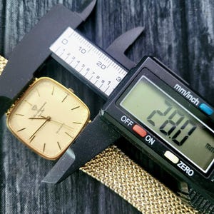 Zeldzaam vintage Jules Jurgensen retro Zwitsers herenhorloge uit de jaren 70 afbeelding 8