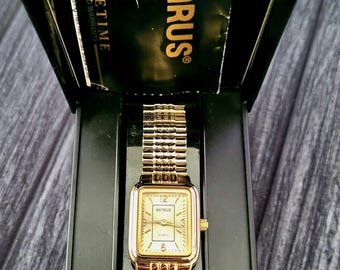 Rare Benrus Womens Vintage Retro Tank Watch New in Box - Etsy display picture 1