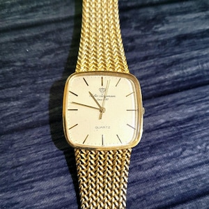 Zeldzaam vintage Jules Jurgensen retro Zwitsers herenhorloge uit de jaren 70 afbeelding 1