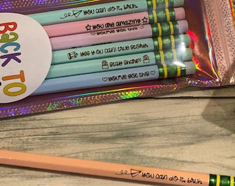 Personalized pencils, Custom Teacher Pencil, Personalized Back to School Pencils, Back to School Gift, First Name Pencils