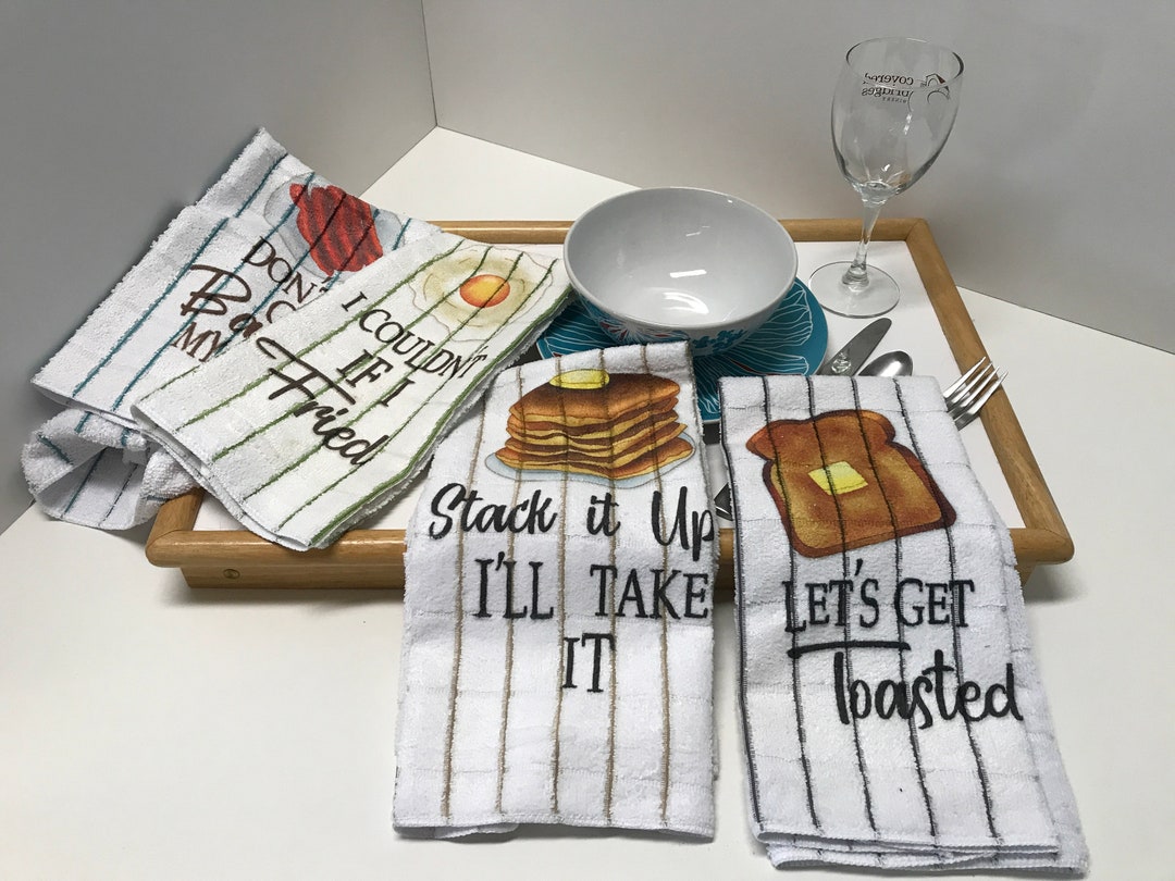Clever Kitchen Towels Set, Wedding Gift, Gift for Housewarming, Funny ...