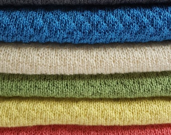 Handgemaakte 100% Merino wol Baby deken.  Zuivere Merino Machine wasbaar Baby deken