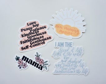Mama themed sticker bundle (4 Pack) | Sticker pack for mom