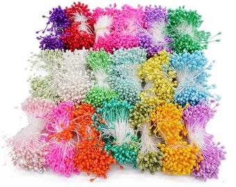 500pcs Artificial Flower Pearl Stamen For Craft Decoration