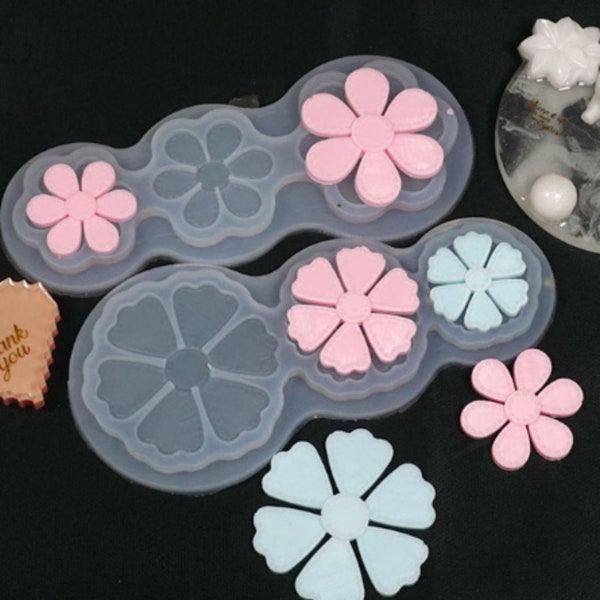 Daisy Flower Silicone Mold For Jewelry Making