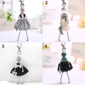 Charme-Puppe Keychain für Weihnachten Geburtstags-Gastgeschenk Geschenk