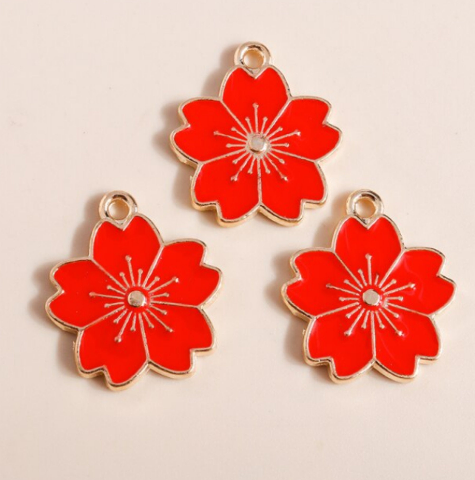 10pcs Enamel Flower Charm for Jewelry Making Supplies Necklace Pendant  Earring Charms Diy Craft Accessories Metal Materials - ArtistPose - Shop  for special, extraordinary items, from unique handcrafted pieces to unique  art.