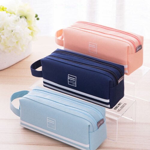 Large Cosmetic Bag Pencil Case Pouch School Supplies Etsy