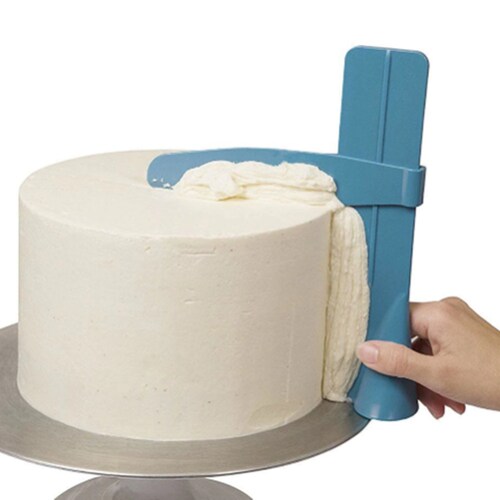 Cake Scraper Smoother Adjustable Fondant Spatulas Cake Edge Cream Decorating 